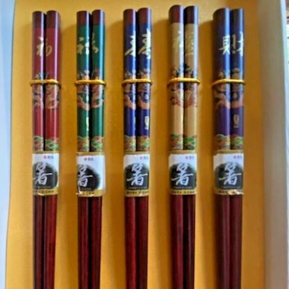Yunhong Good Luck Chopsticks New Authentic vintage collectible Good luck VINTAGE - Picture 1 of 5